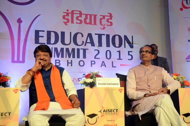 India Today Education Summit, kailash vijayvargiya, shivrajsingh chuhan