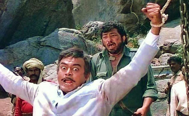 A scene of Film 'Sholey'