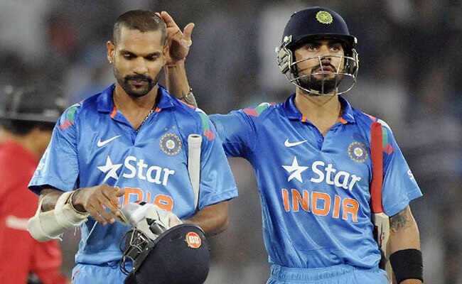 विराट कोहली और शिखर धवन की फाइल फोटो