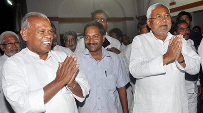 नीतीश कुमार और जीतन राम मांझी