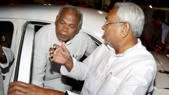 नीतीश कुमार और जीतन राम मांझी