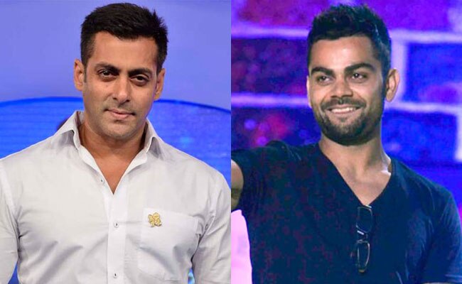 सलमान खान अौर विराट कोहली