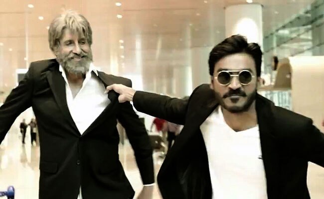 Amitabh Bachchan and Dhanush