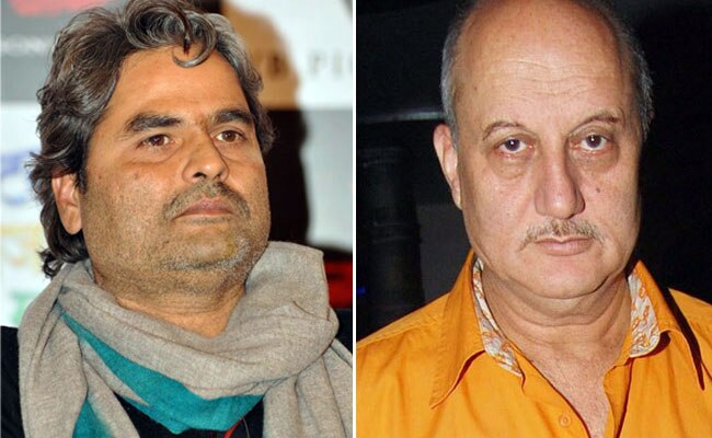 Anupam kher and Vishal Bhardwaj