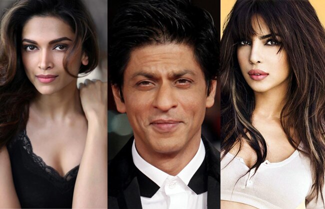 Shahrukh Khan, Deepika Padukone and Priyanka Chopra