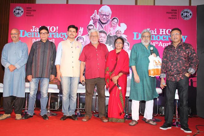 Actor Om puri and Seema Biswas