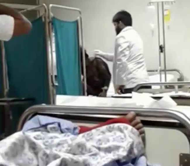 बेसुध हालत में था मरीज