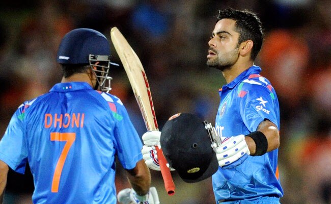 महेंद्र सिंह धोनी और विराट कोहली