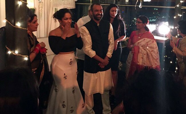 Masaba Gupta and Madhu Mantena engagement