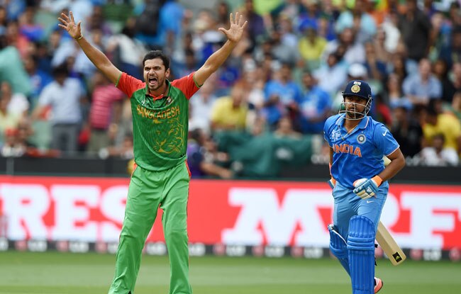 मशरफे मुर्तजा वर्ल्ड कप में दूसरी बार स्लो ओवर रेट के दोषी पाए गए