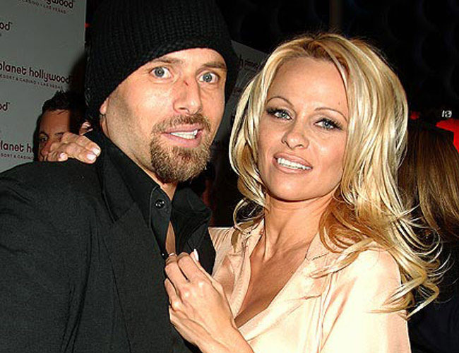 Pamela anderson with Husband Rick Salomon