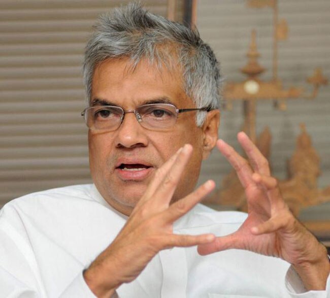 श्रीलंका के प्रधानमंत्री रनिल विक्रमसिंघे