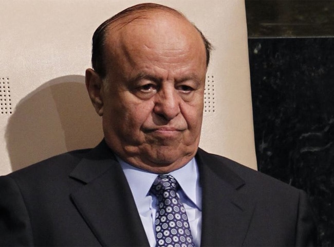 यमन के राष्ट्रपति अब्द-रब्बु मनसौर हैदी