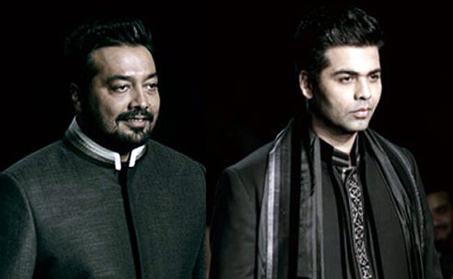 Karan Johar and Anurag Kashyap
