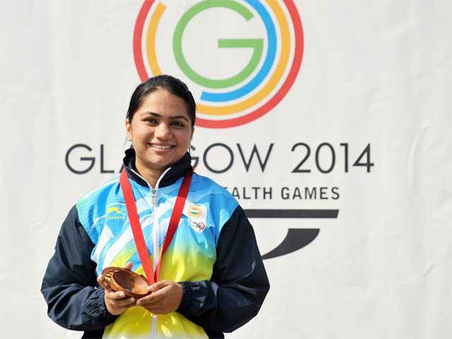 अपूर्वी चंदेला ने कॉमनवेल्थ गेम्स में गोल्ड मेडल जीता था