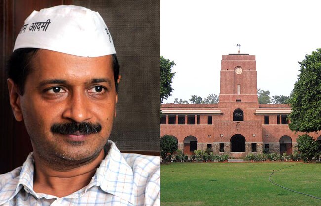 Delhi Chief Minister Arvind Kejriwal - St Stephen College