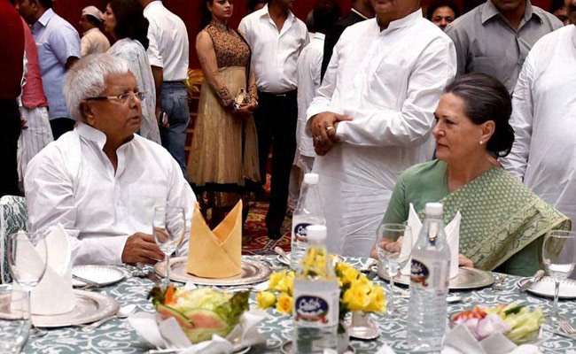 लालू यादव, सोनिया गांधी