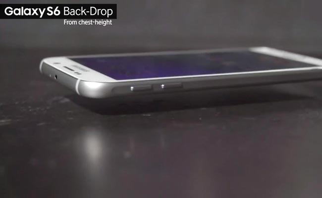 सैमसंग एस6 ड्रॉप टेस्ट