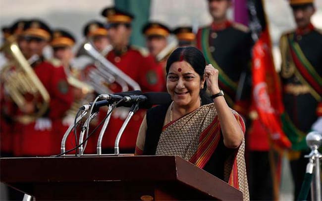 विदेश मंत्री सुषमा स्वराज
