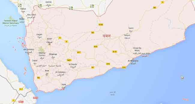Map Yemen
