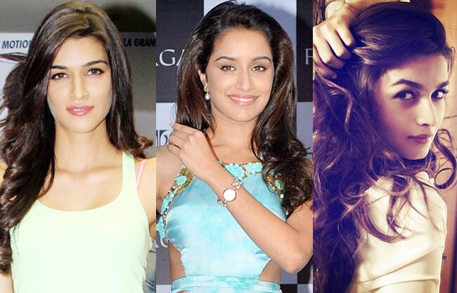 Kriti Sanon, Shradhaa Kapoor, Alia bhatt
