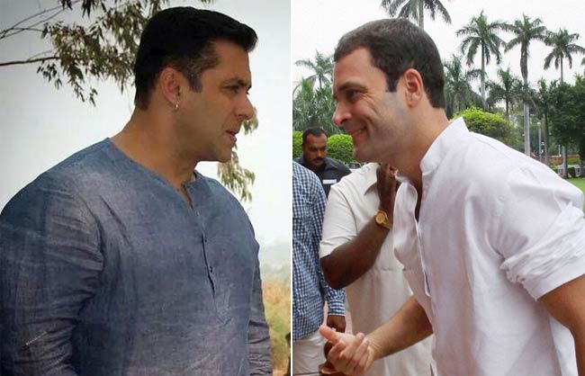 राहुल गांधी, सलमान खान