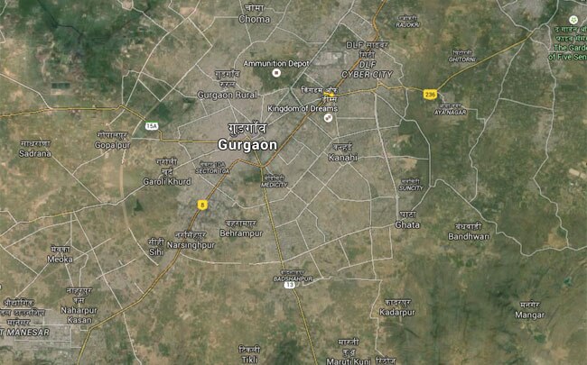 Gurgaon, Map
