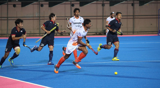 भारत ने जापान को हराया