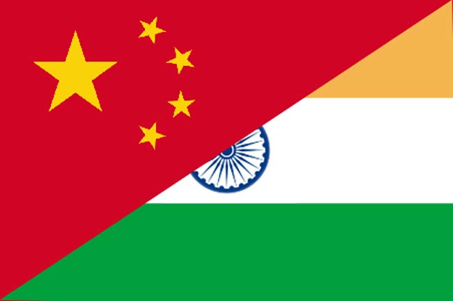 India-China Flag