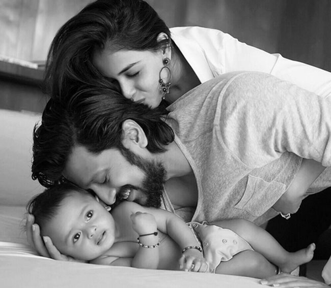Genilia D'souza, Ritesh Deshmukh and Riaan