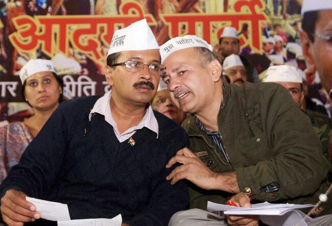 अरविंद केजरीवाल, मनीष सिसोदिया