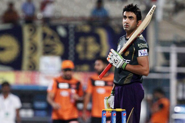 केकेआर के कप्तान गौतम गंभीर