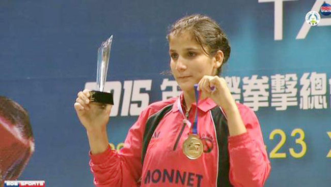 एआईबीए वुमंस जूनियर वर्ल्ड बॉक्सिंग-2015 की चैंपियन मनदीप