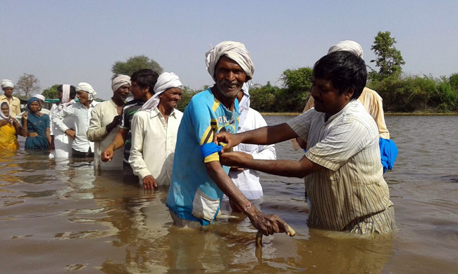 22 दिनों से जारी है जल सत्याग्रह