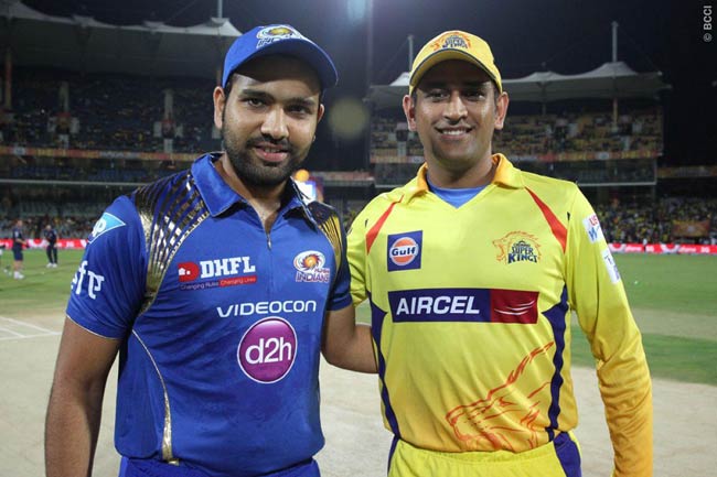 Rohit Sharma with MS Dhoni