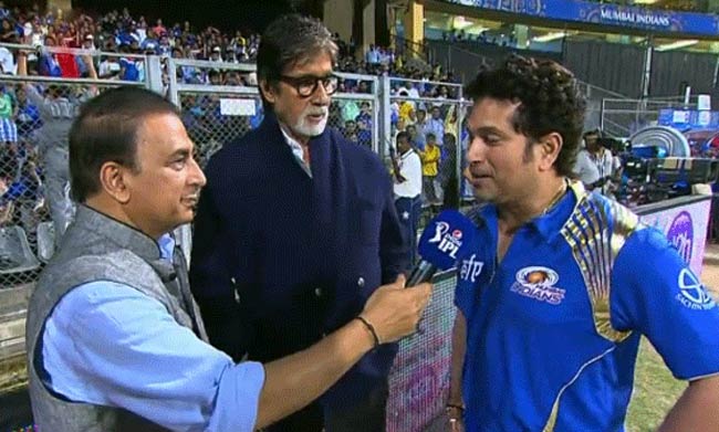 Sachin, Amitabh, Sunil Gavaskar