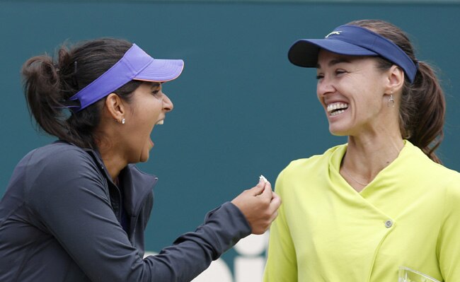 सानिया मिर्जा और मार्टिना हिंगिस