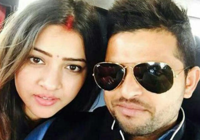 प्रियंका चौधरी और सुरेश रैना