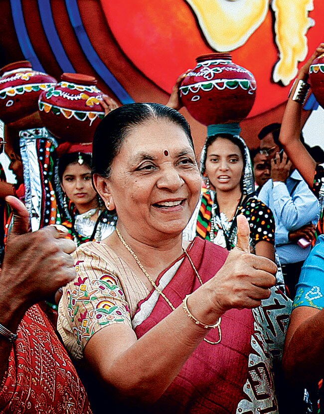 गुजरात की सीएम आनंदीबेन पटेल