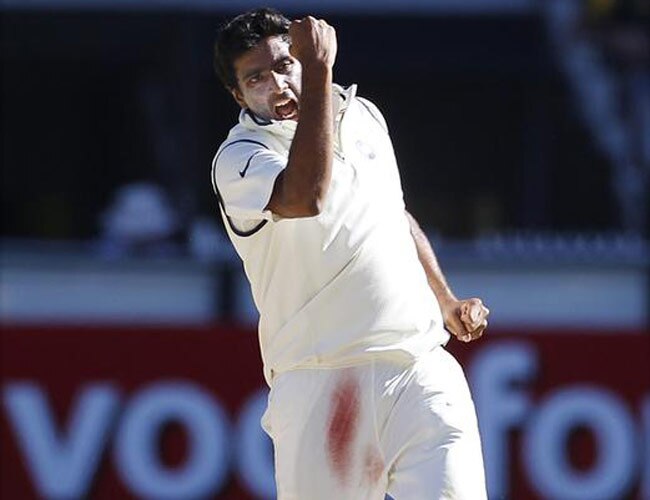 मैच के दौरान आर. अश्वि‍न