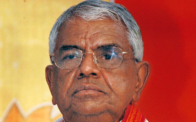 मध्य प्रदेश के गृह मंत्री बाबूलाल गौर की फाइल फोटो