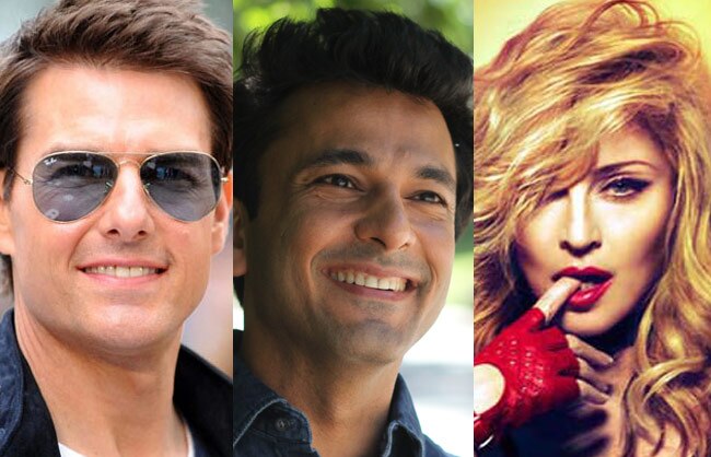 Tom cruise, Vikas Khanna and Madonna