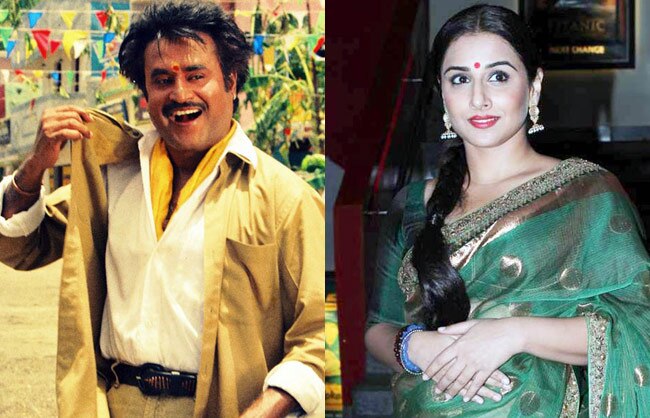 Vidya balan and Rajinikanth