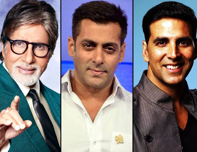 Amitabh bachchan , salman khan and akshay kumar