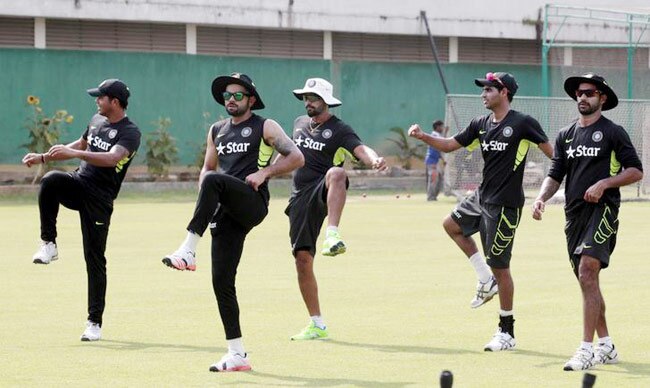 प्रैक्टिस सेशन के दौरान भारतीय टीम (फाइल फोटो)