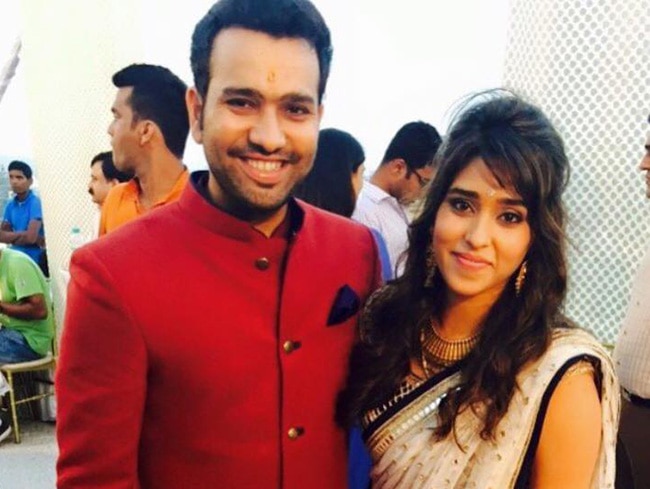 रोहित शर्मा और रितिका