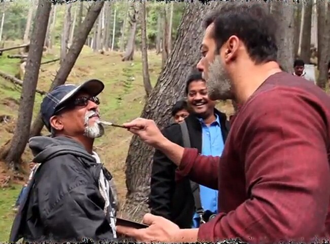 बजरंगी भाईजान के सेट पर सलमान खान की नौटंकी