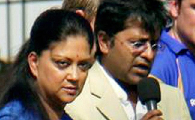 वसुंधरा राजे सिंध‍िया और ललित मोदी