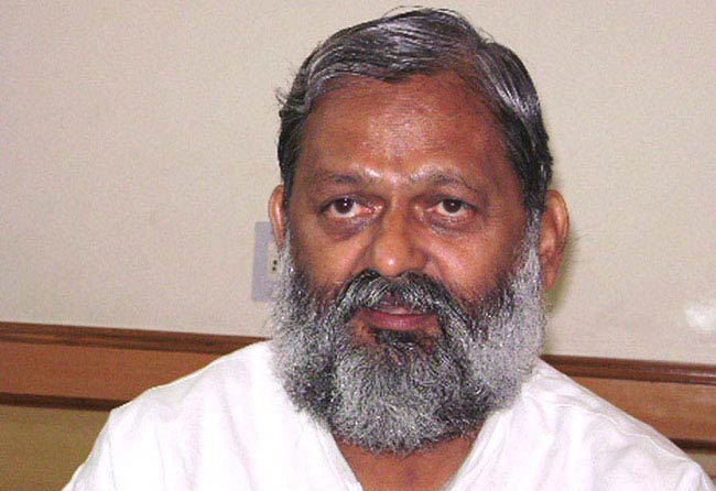 हरियाणा के स्वास्थ्य मंत्री अनिल विज