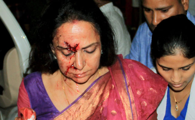 एक्सीडेंट के बाद की तस्वीर